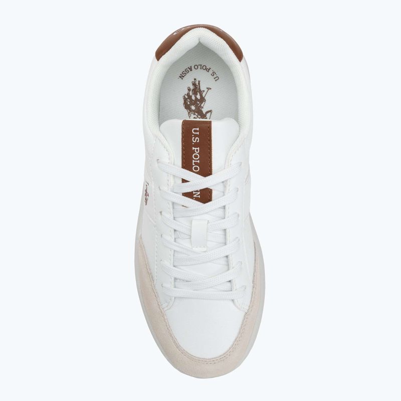 Buty męskie U.S. Polo Assn. CODY003B white/light brown 5