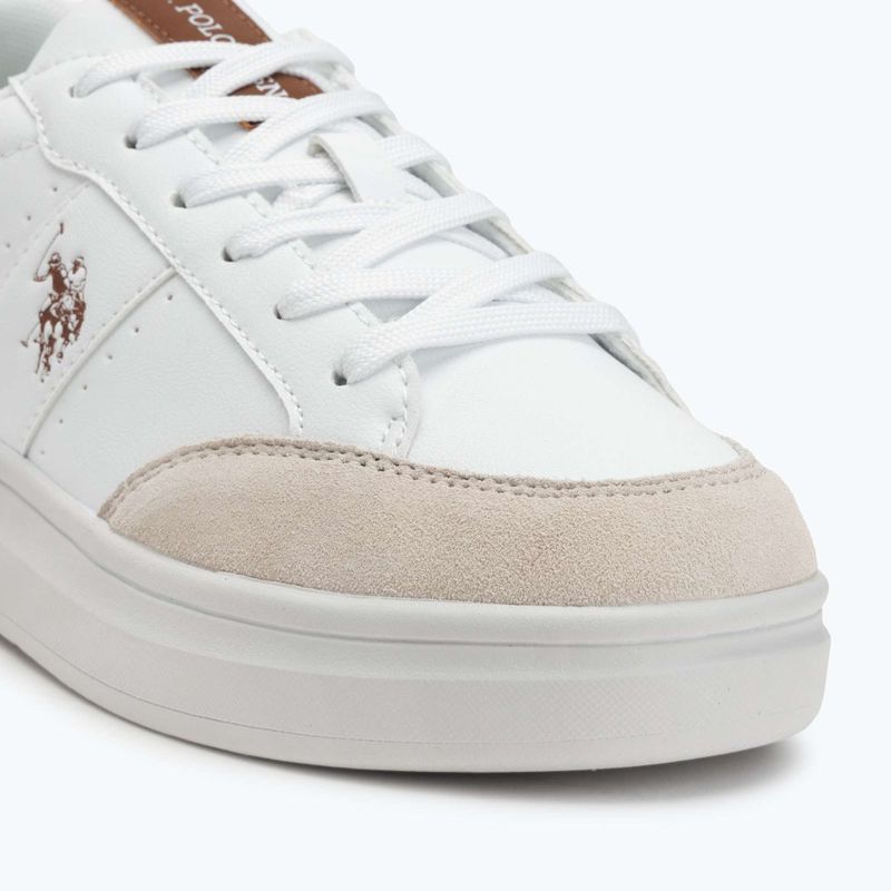 Buty męskie U.S. Polo Assn. CODY003B white/light brown 7