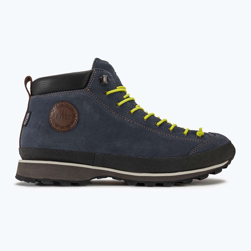 Buty męskie Lomer Bio Naturale Mid Mtx Suede flag/lime 2