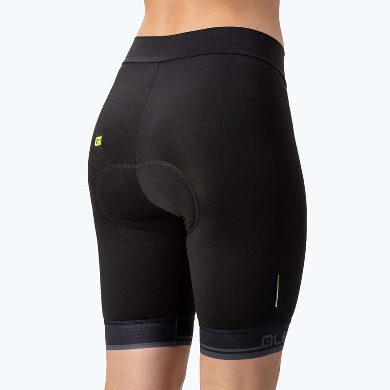 Spodenki rowerowe damskie Alé Classico LL black/charcoal grey 3