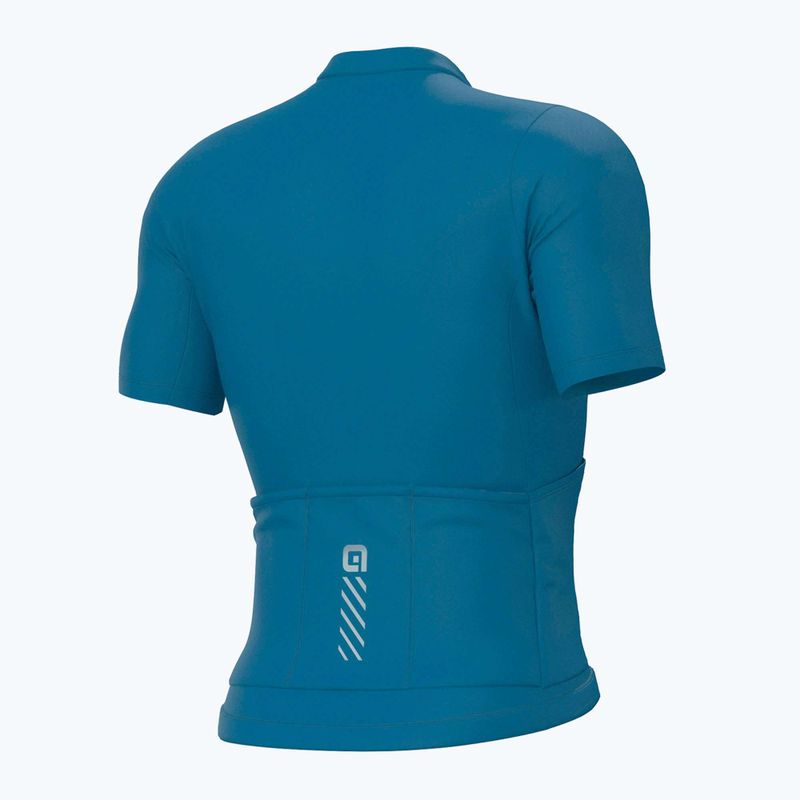 Koszulka rowerowa męska Alé Color Block Off Road leaf green 7