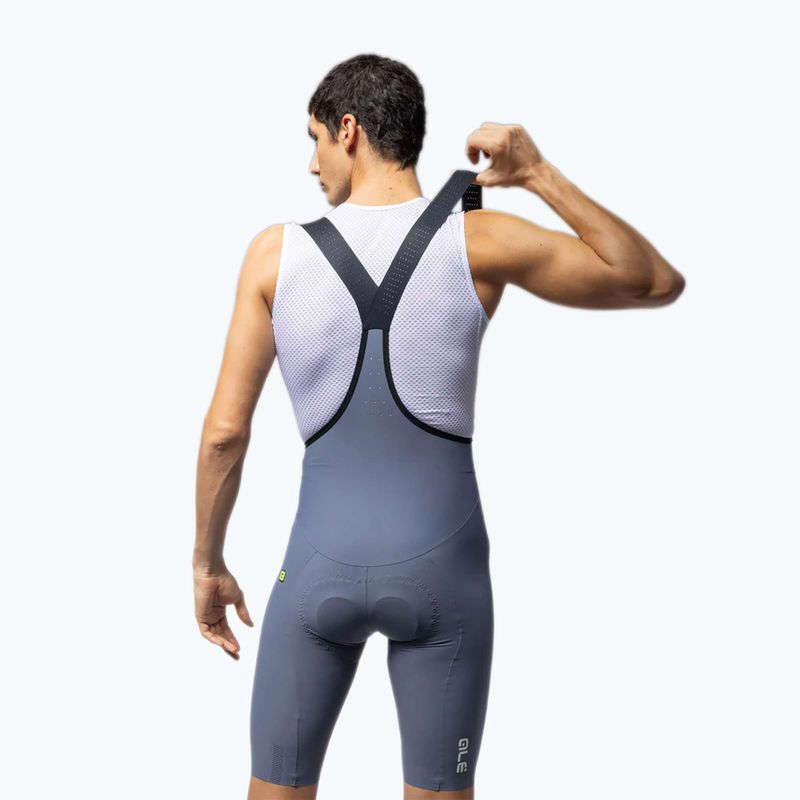 Spodenki rowerowe męskie Alé Go Bibshorts steel 2