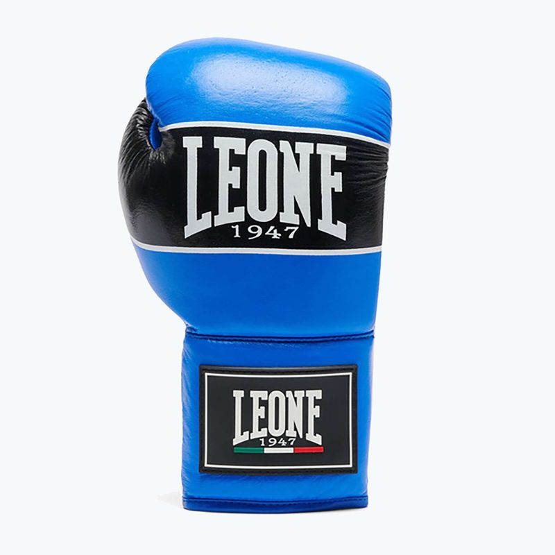 Rękawice bokserskie LEONE 1947 Shock Pro blue/black/white 2