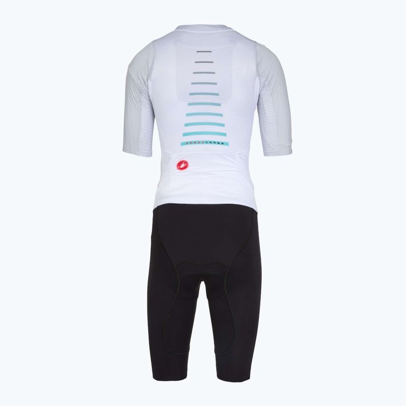 Kombinezon rowerowy damski Castelli Free Sanremo 3 SS W white/black 2