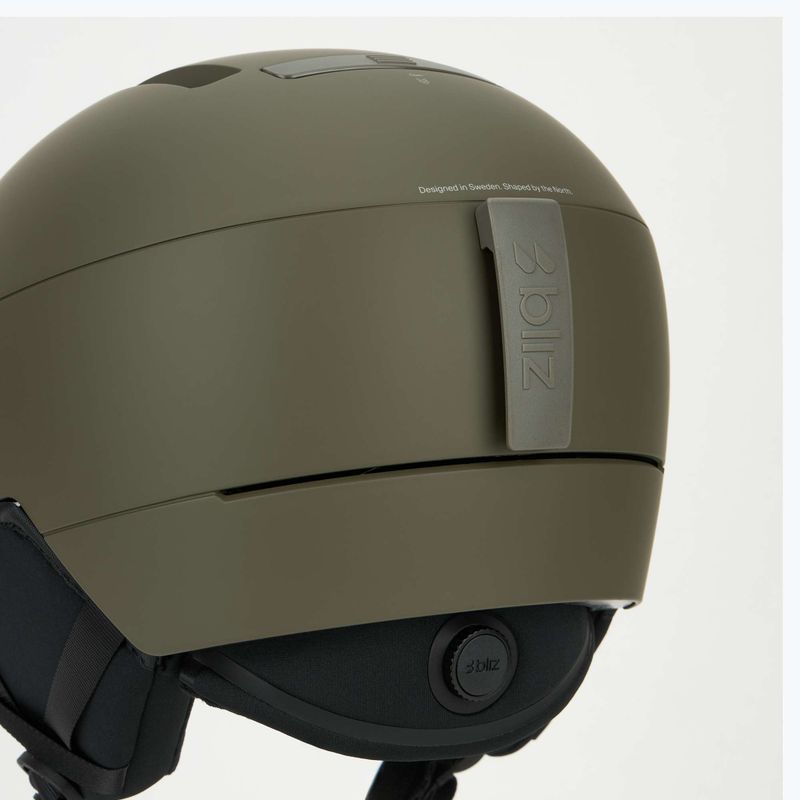 Kask narciarski Bliz S002 matte camo green 8