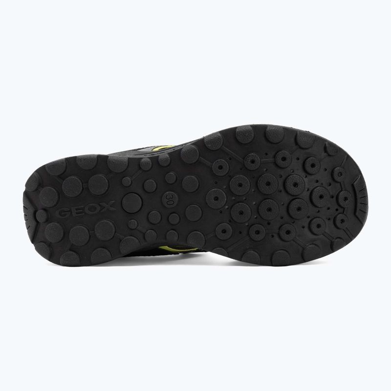 Sandały dziecięce Geox Vaniett black/light green 4
