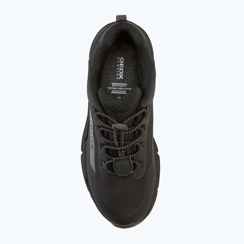 Buty juniorskie Geox Flexyper Plus ABX black/dark grey 5