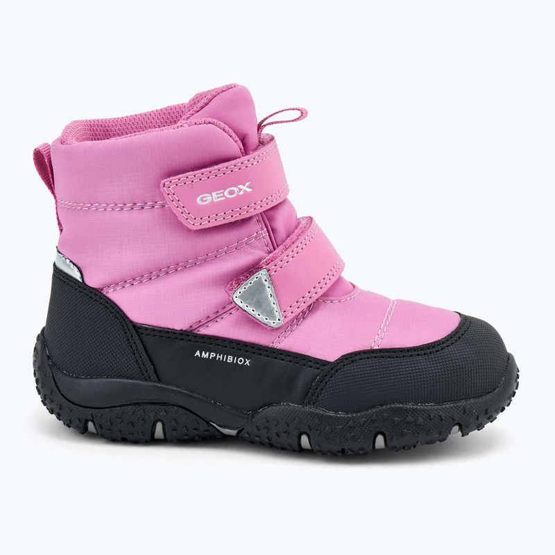 Śniegowce dziecięce Geox Baltic ABX fuchsia/black 2