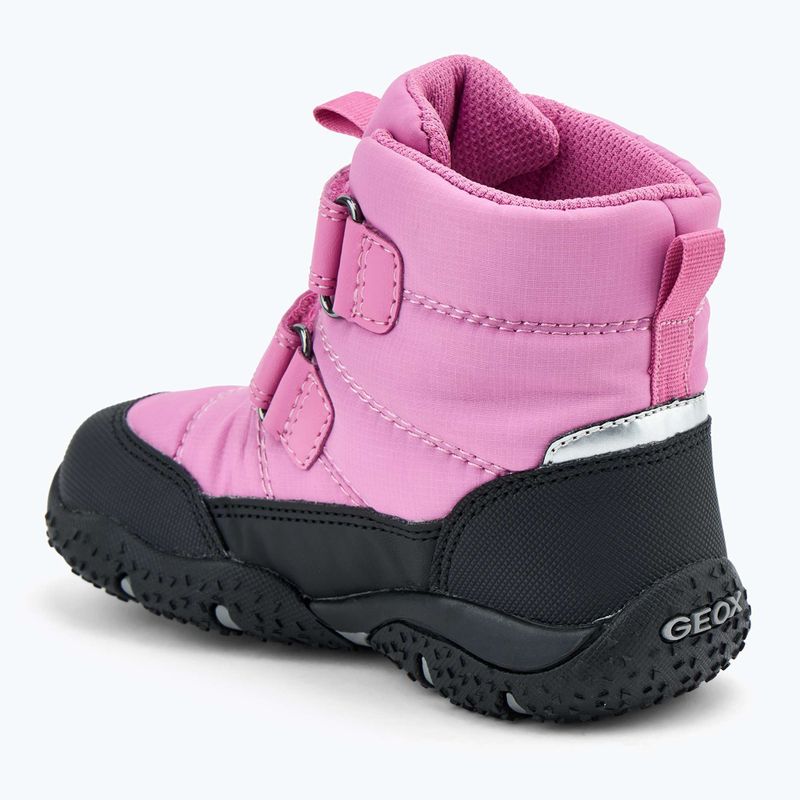 Śniegowce dziecięce Geox Baltic ABX fuchsia/black 3