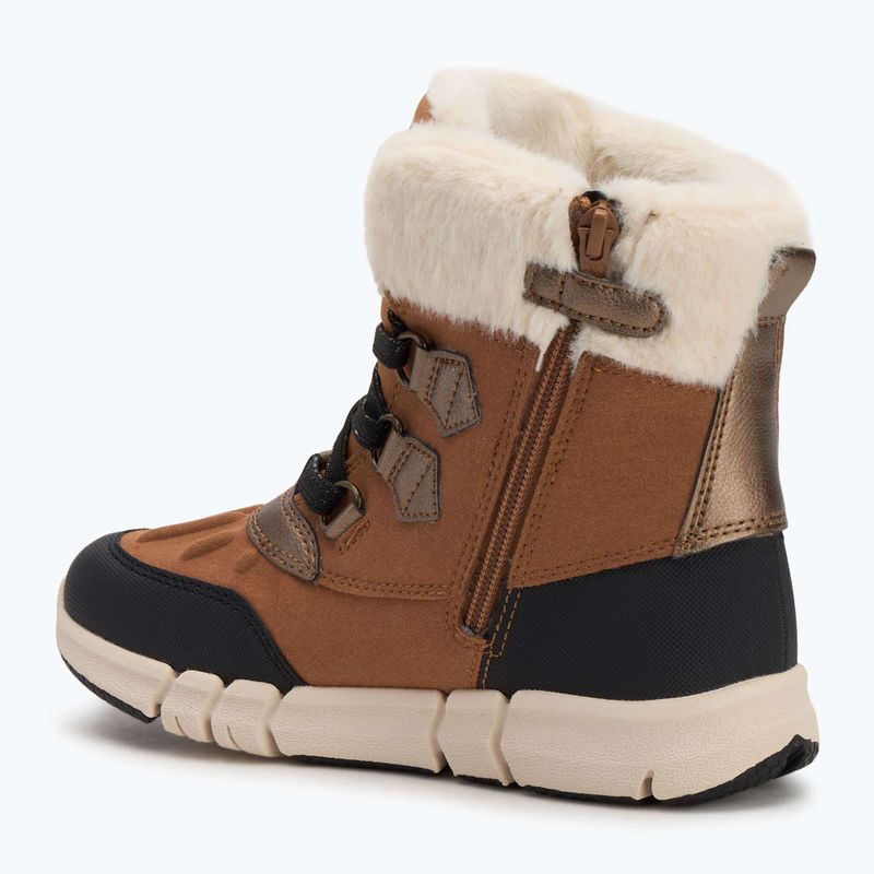 Śniegowce dziecięce Geox Flexyper ABX whisky/black 3