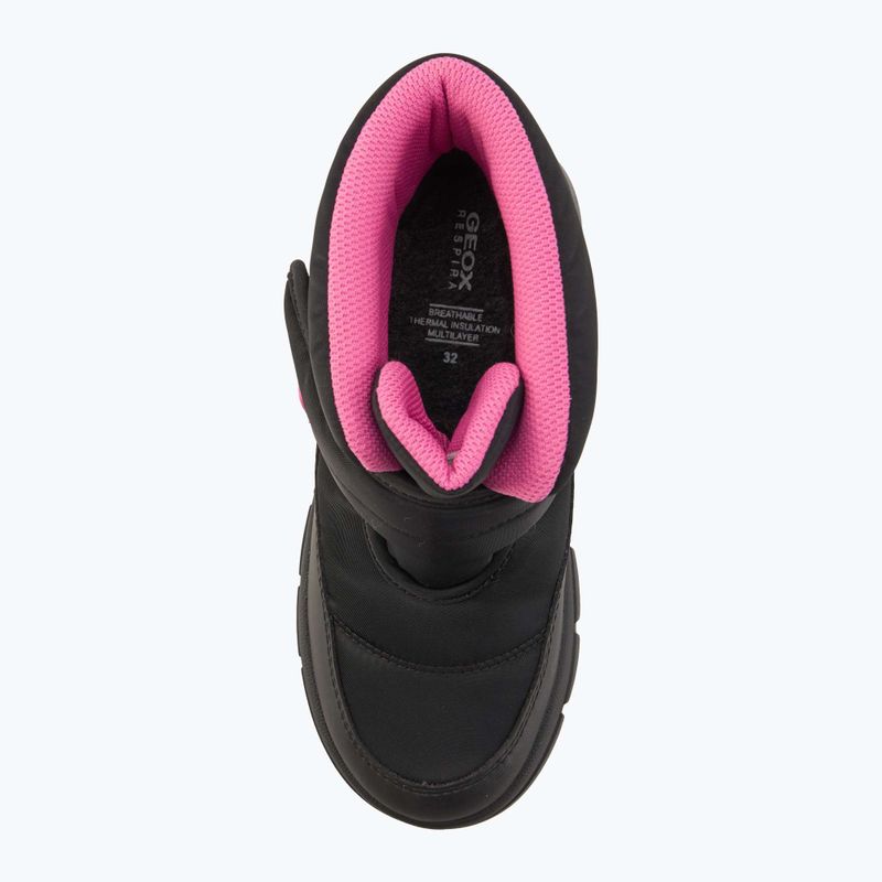 Śniegowce dziecięce Geox Willaboom ABX black/fuchsia 5