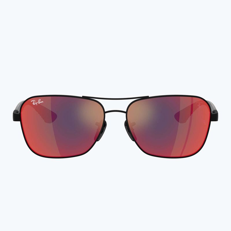 Okulary przeciwsłoneczne Ray-Ban Rb8336M Scuderia matt black/dark grey mirror blue/red 2