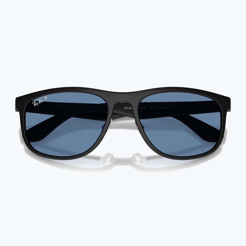 Okulary przeciwsłoneczne Ray-Ban RB4468 Polarized Lenses matt sand black/blue polarized 3