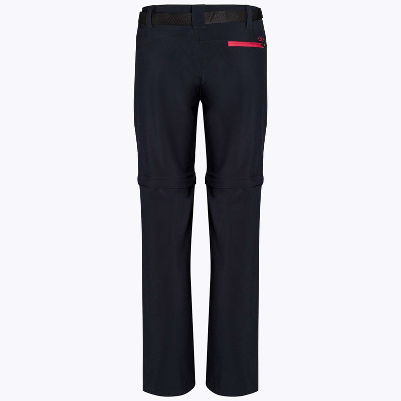 Spodnie trekkingowe damskie CMP 3T51446 Zip Off antracite/fragola 2