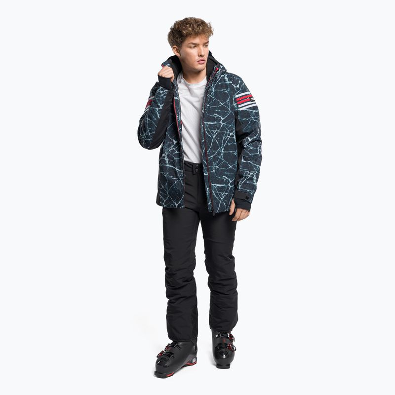 Kurtka narciarska męska CMP 31W0087 nero/ghiaccio/bianco 2
