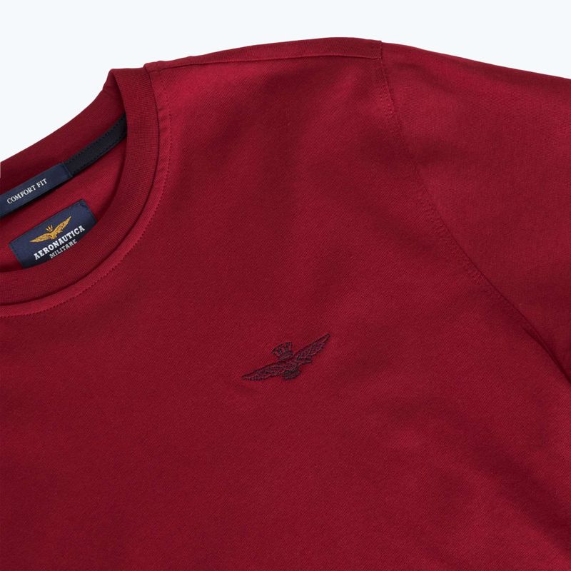 Koszulka męska Aeronautica Militare Essential burgundy 3