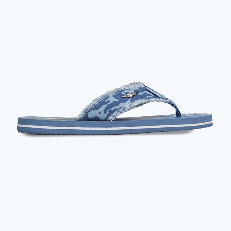 Japonki męskie Aeronautica Militare SC0310UCT03593 camouflage blu 8