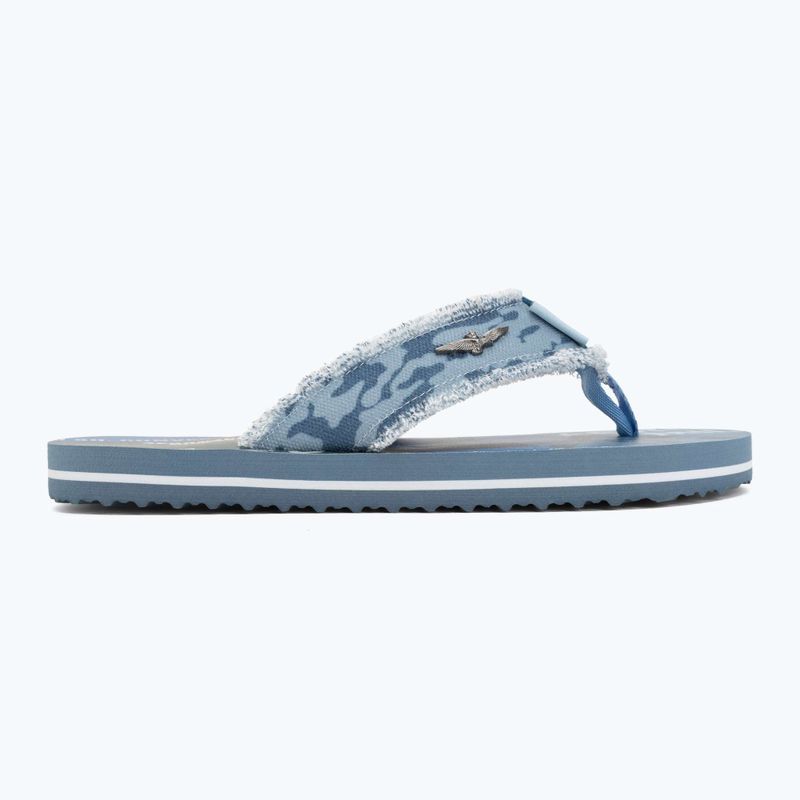 Japonki męskie Aeronautica Militare SC0310UCT03593 camouflage blu 2