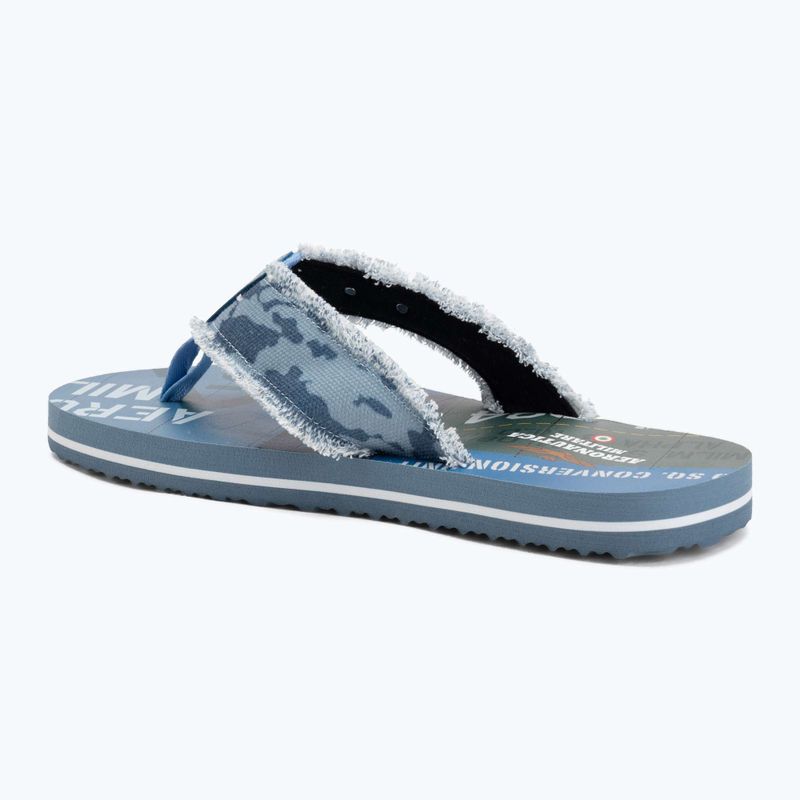 Japonki męskie Aeronautica Militare SC0310UCT03593 camouflage blu 3