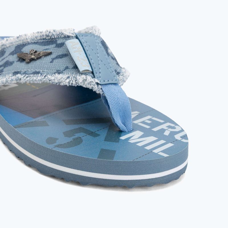 Japonki męskie Aeronautica Militare SC0310UCT03593 camouflage blu 7