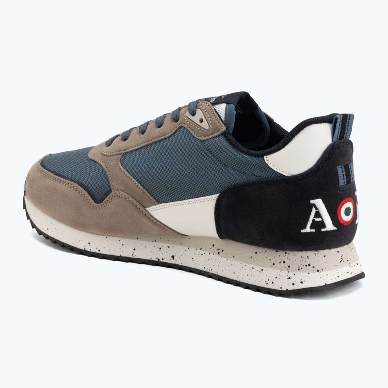 Buty męskie Aeronautica Militare SC0288UCT03545 multicolor jeans/sabbia 3