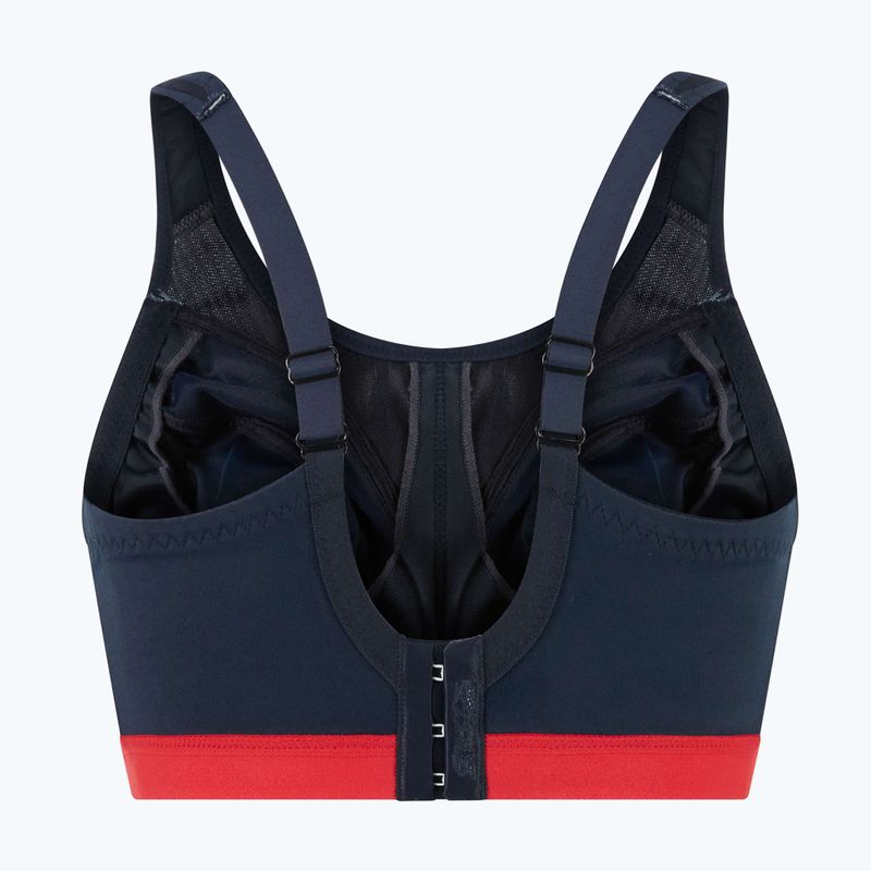 Biustonosz treningowy Shock Absorber Active D+ Classic navy/red 2