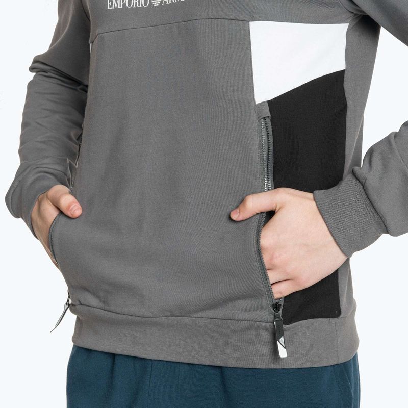 Bluza męska EA7 Emporio Armani Train Summer Block iron gate 4