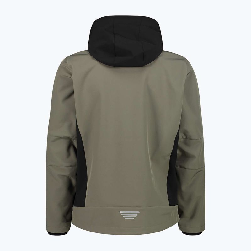 Kurtka softshell męska CMP 3A01787N olive/nero 2