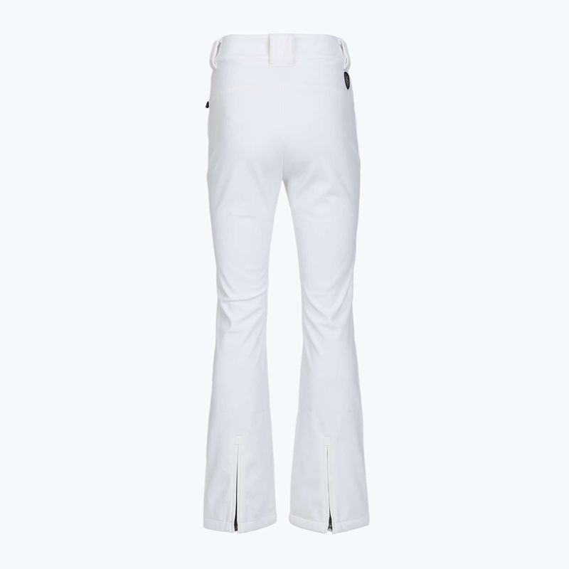 Spodnie narciarskie damskie EA7 Emporio Armani Ski Kitzbuhel High Waisted Softshell white 2