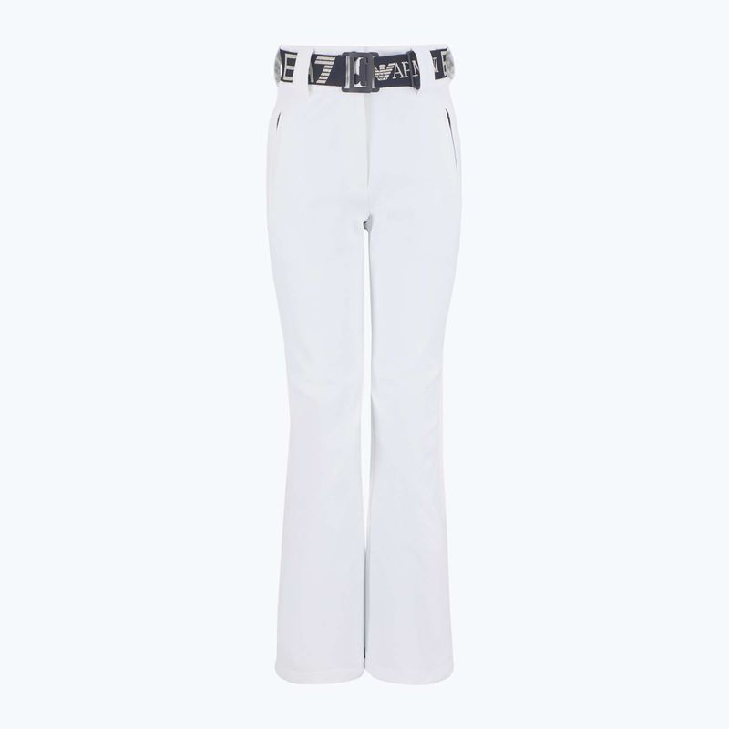 Spodnie narciarskie damskie EA7 Emporio Armani Ski Kitzbuhel High Waisted Softshell white 6