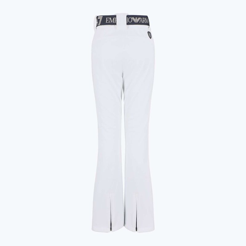 Spodnie narciarskie damskie EA7 Emporio Armani Ski Kitzbuhel High Waisted Softshell white 7