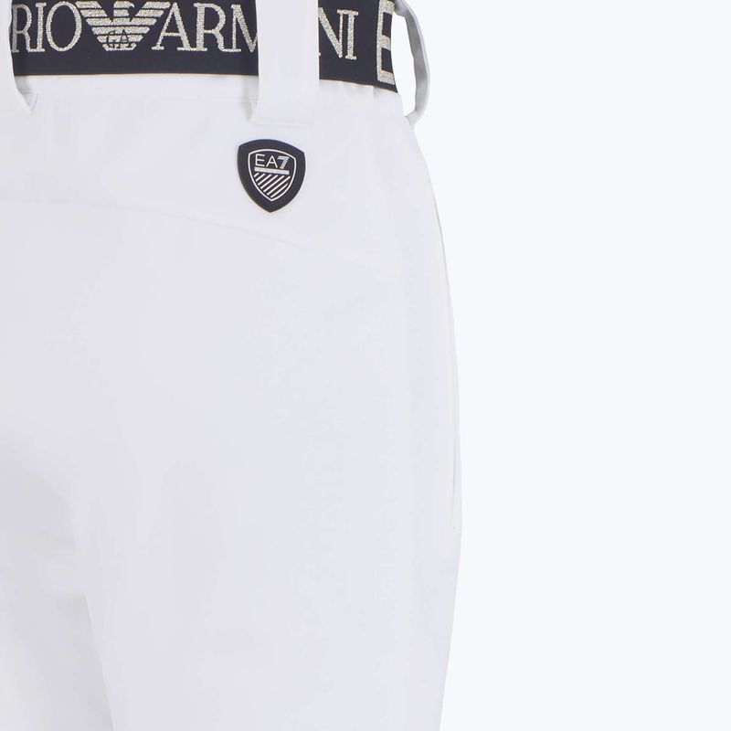 Spodnie narciarskie damskie EA7 Emporio Armani Ski Kitzbuhel High Waisted Softshell white 8