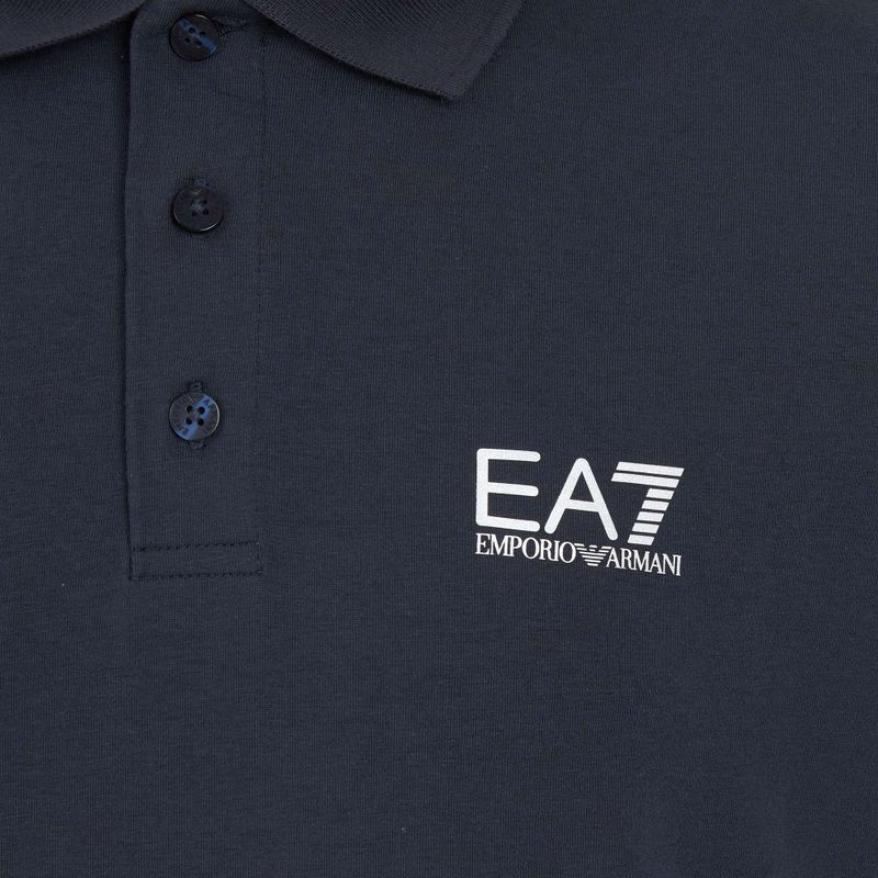Koszulka polo męska EA7 Emporio Armani Core Identity Polo armani blue 3