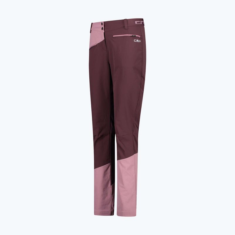 Spodnie trekkingowe damskie CMP 33T6226 plum 3