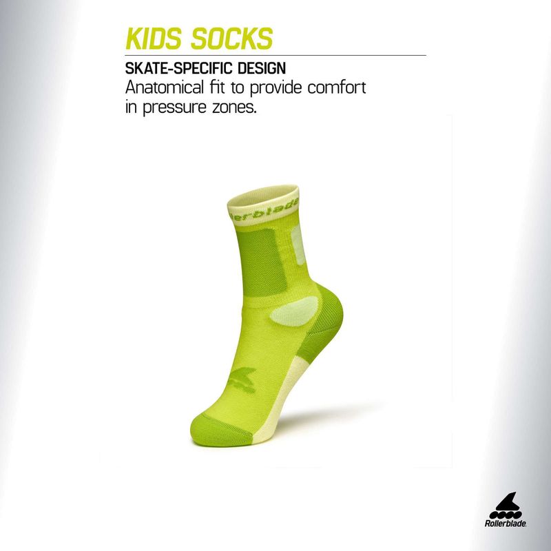 Skarpety dziecięce Rollerblade Kids green 2