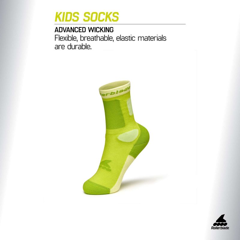 Skarpety dziecięce Rollerblade Kids green 3