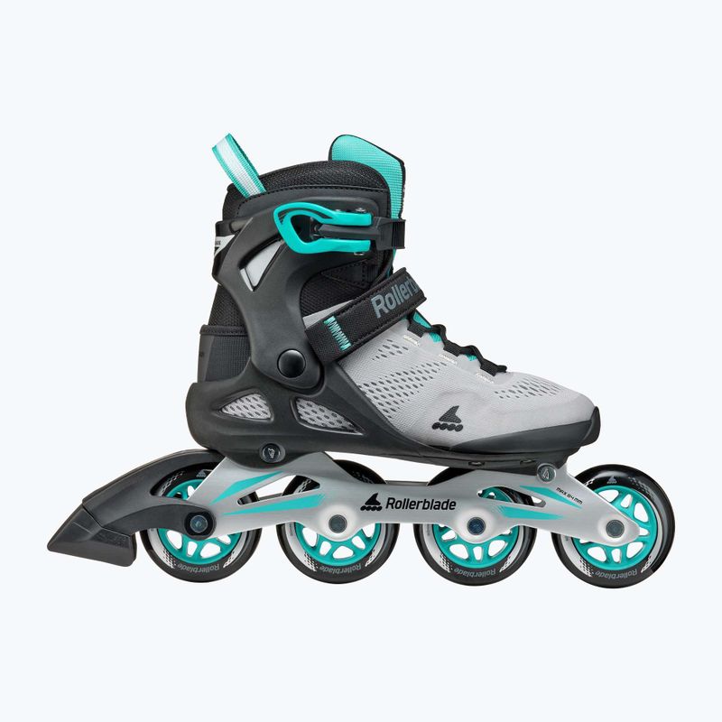 Rolki damskie Rollerblade Macroblade 80 W grey/teal blue 3
