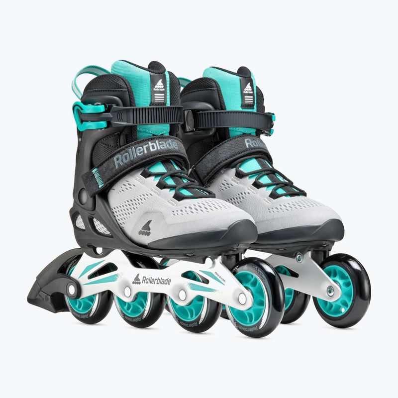 Rolki damskie Rollerblade Macroblade 80 W grey/teal blue 7