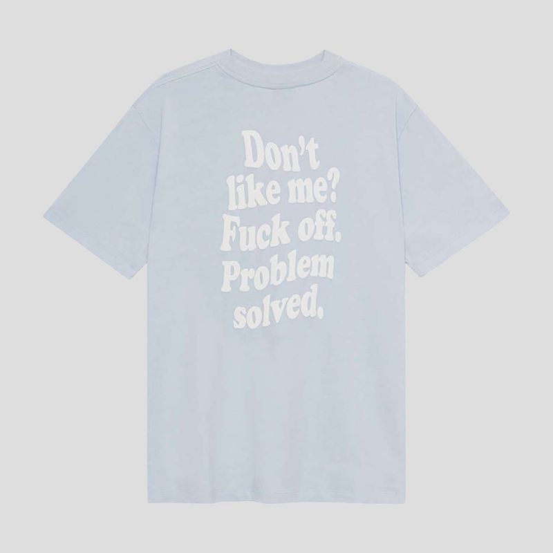 Koszulka męska Kaotiko Don't Like Me baby blue 2