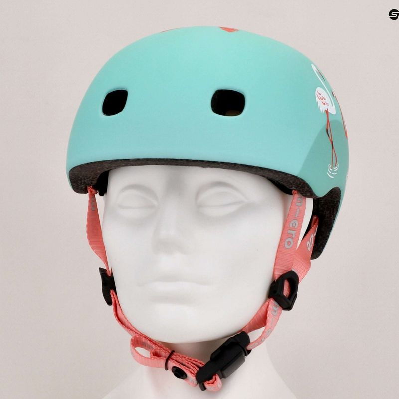 Kask dziecięcy Micro PC Flamingo 12