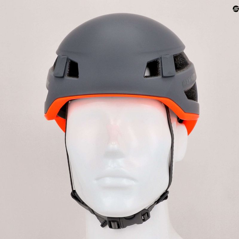 Kask wspinaczkowy Mammut Crag Sender titanium 10