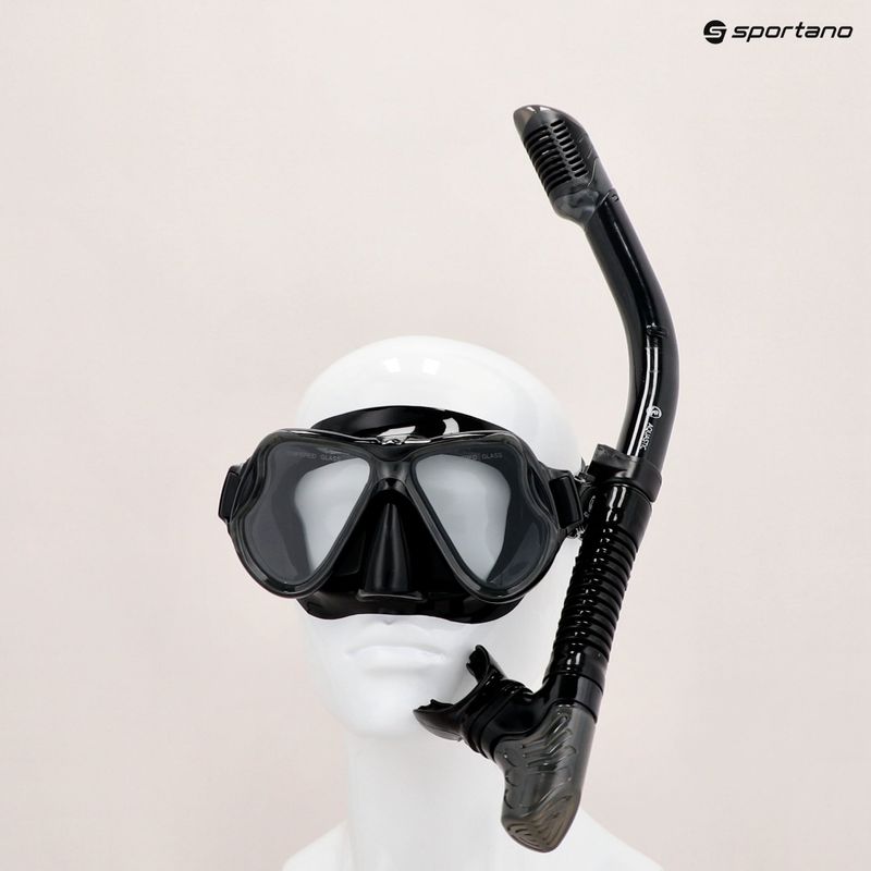 Zestaw do snorkelingu AQUASTIC MSA-01C czarny 18