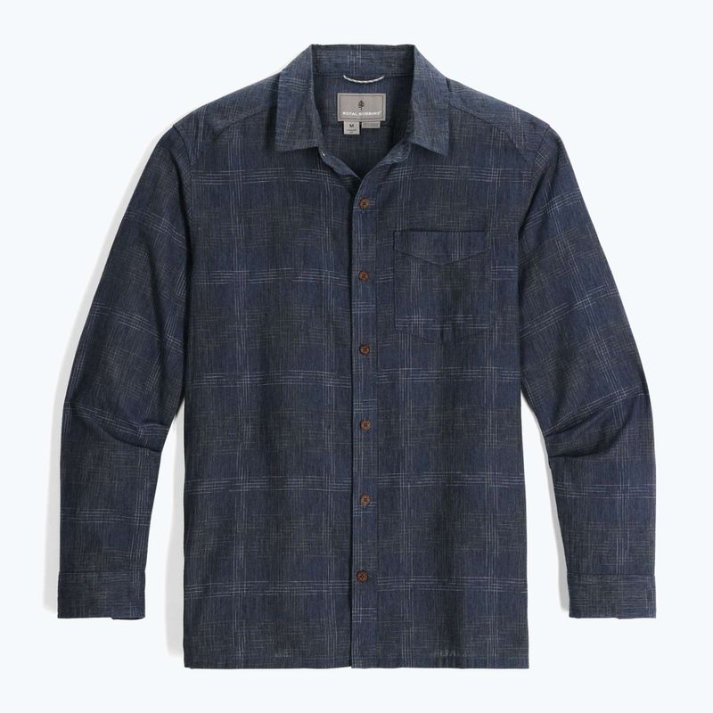 Koszula męska Royal Robbins Hempline Spaced collins blue 4