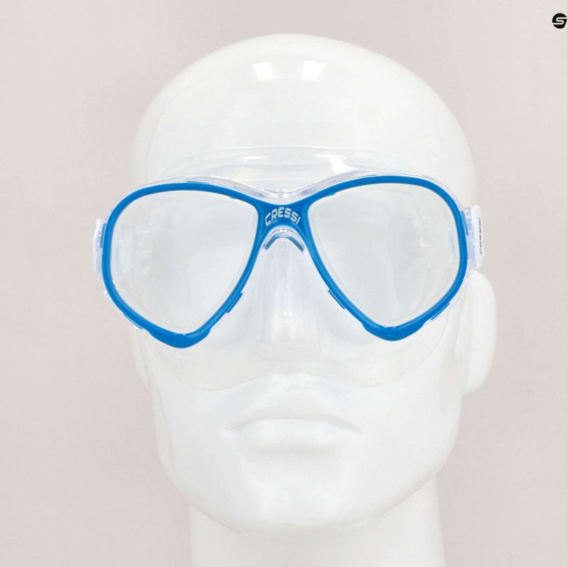 Maska do nurkowania dziecięca Cressi Perla clear/blue 7