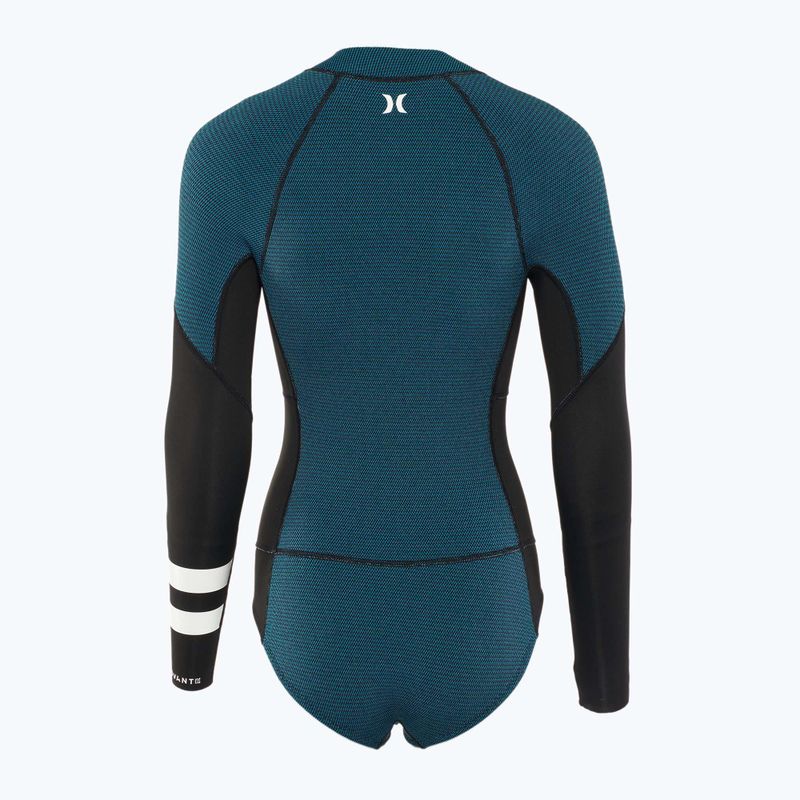 Pianka do pływania damska Hurley Advant Texture 2/2 mm Springsuit black/skyblue 2