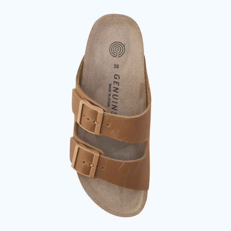 Klapki damskie Genuins Hawaii Oiled Leather clay 5