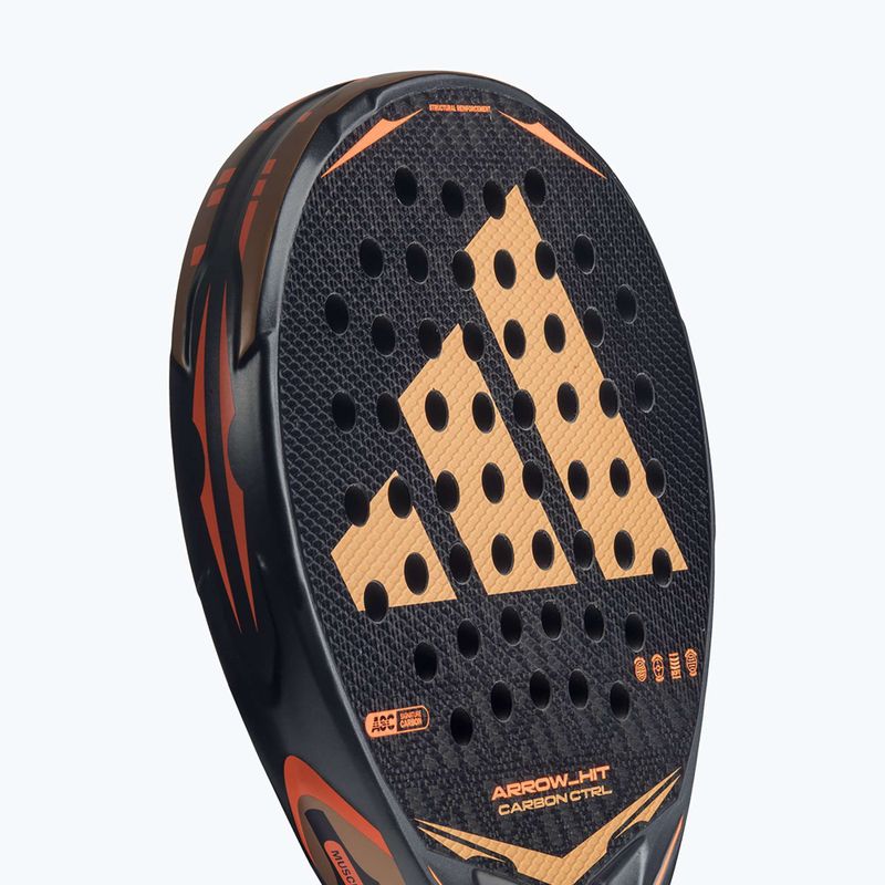 Rakieta do padla adidas Arrow Hit Carbon CTRL anthracite/orange 5
