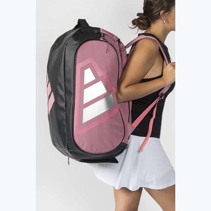 Torba do padla adidas Pro Tour Racket Bag 2026 70 l pink/black 5
