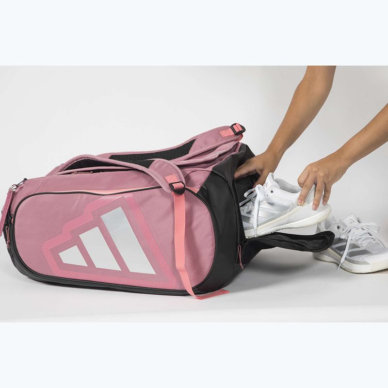 Torba do padla adidas Pro Tour Racket Bag 2026 70 l pink/black 7