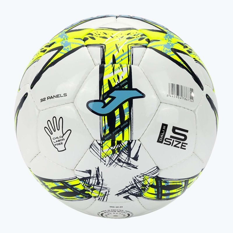 Piłka do piłki nożnej Joma Dali III yellow rozmiar 3 2